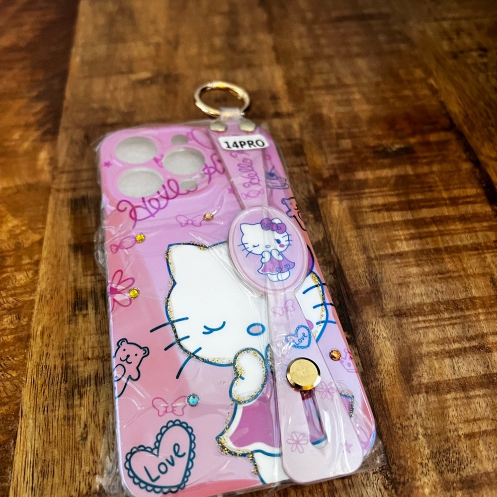 Hello Kitty Cartoon Character iPhone 14 Pro Phone Case
